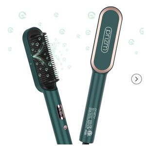 Green Hair Straightening Brush